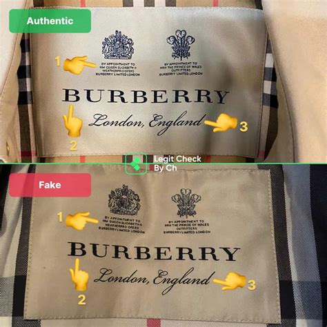 how to spot a fake burberry trench coat|authenticate burberry item.